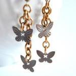 Earrings With Butterflies